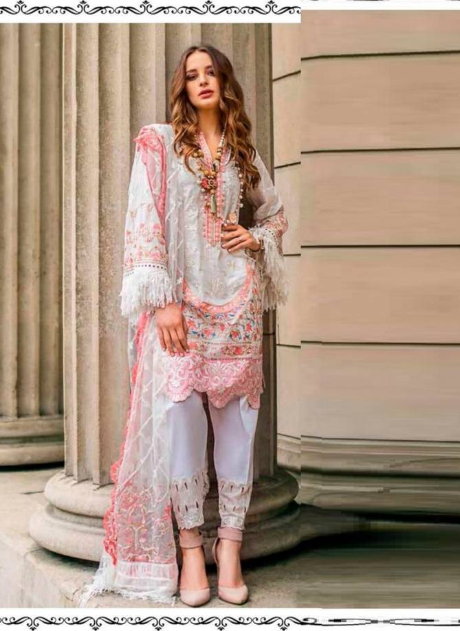 Ramsha Latest Fancy Festive Wear Heavy Butter Fly Net With Heavy Embroidery work Pakistani Salwar Suits Collection
